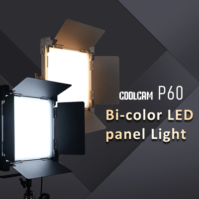 60W COOLCAM P60 LED Bi-color LED panel studio Light